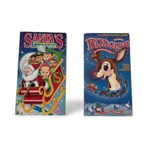 VTG Santa's Surprise 90s VHS Rare Rudolph Red Nosed 1964 Christmas Classic Lot 2